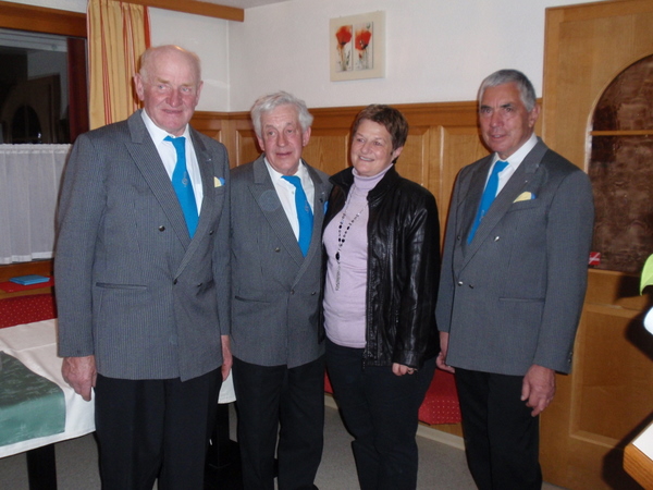 Ehrung beim Maennerchor